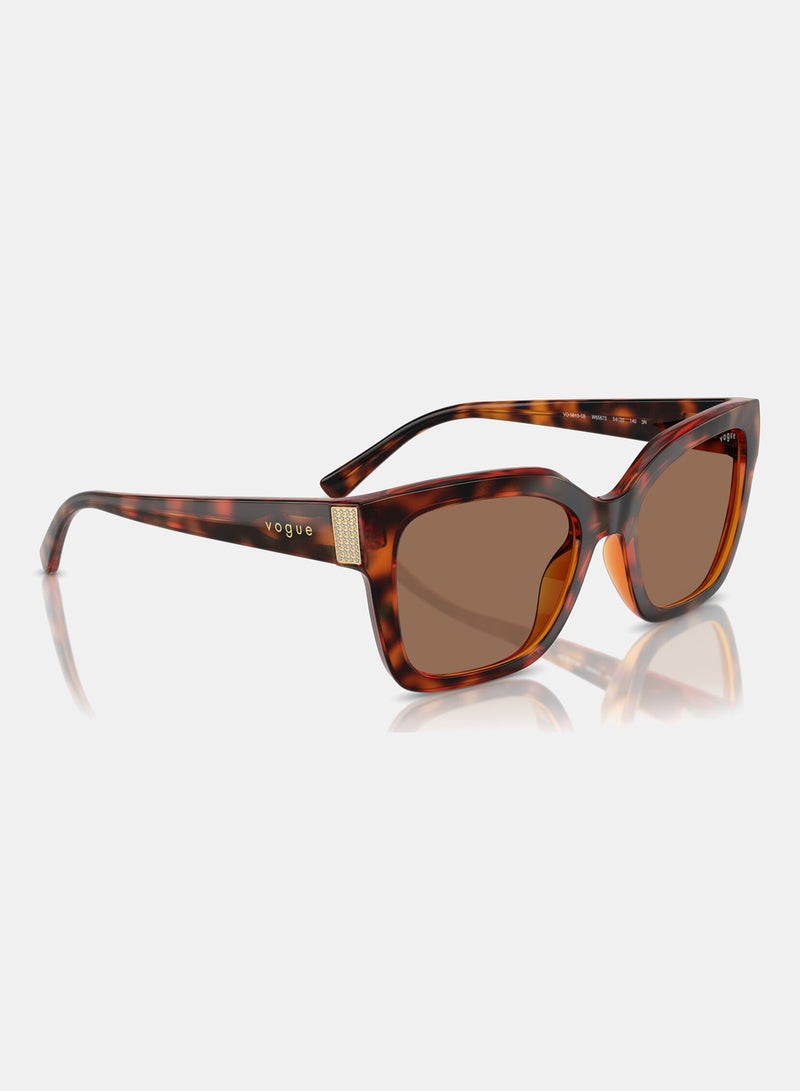 Vogue Full Rim Square Sunglasses 0VO5613SB - Image 3